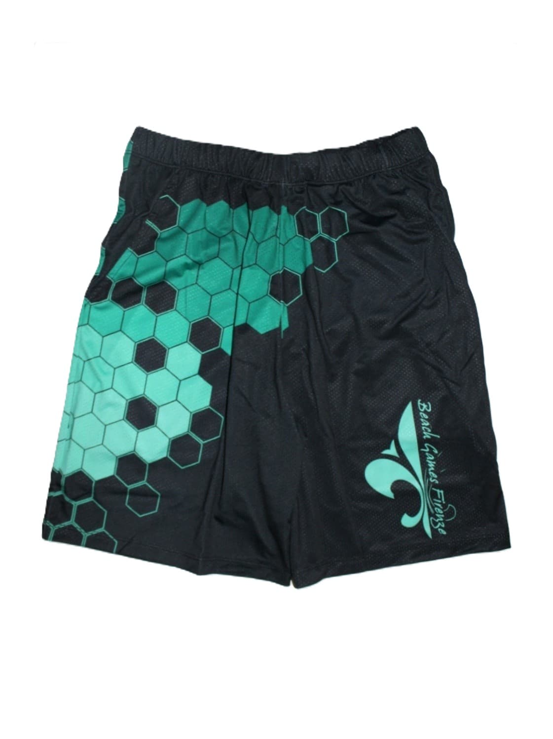 Pantaloncino tecnico BGF ESAGONI VERDI