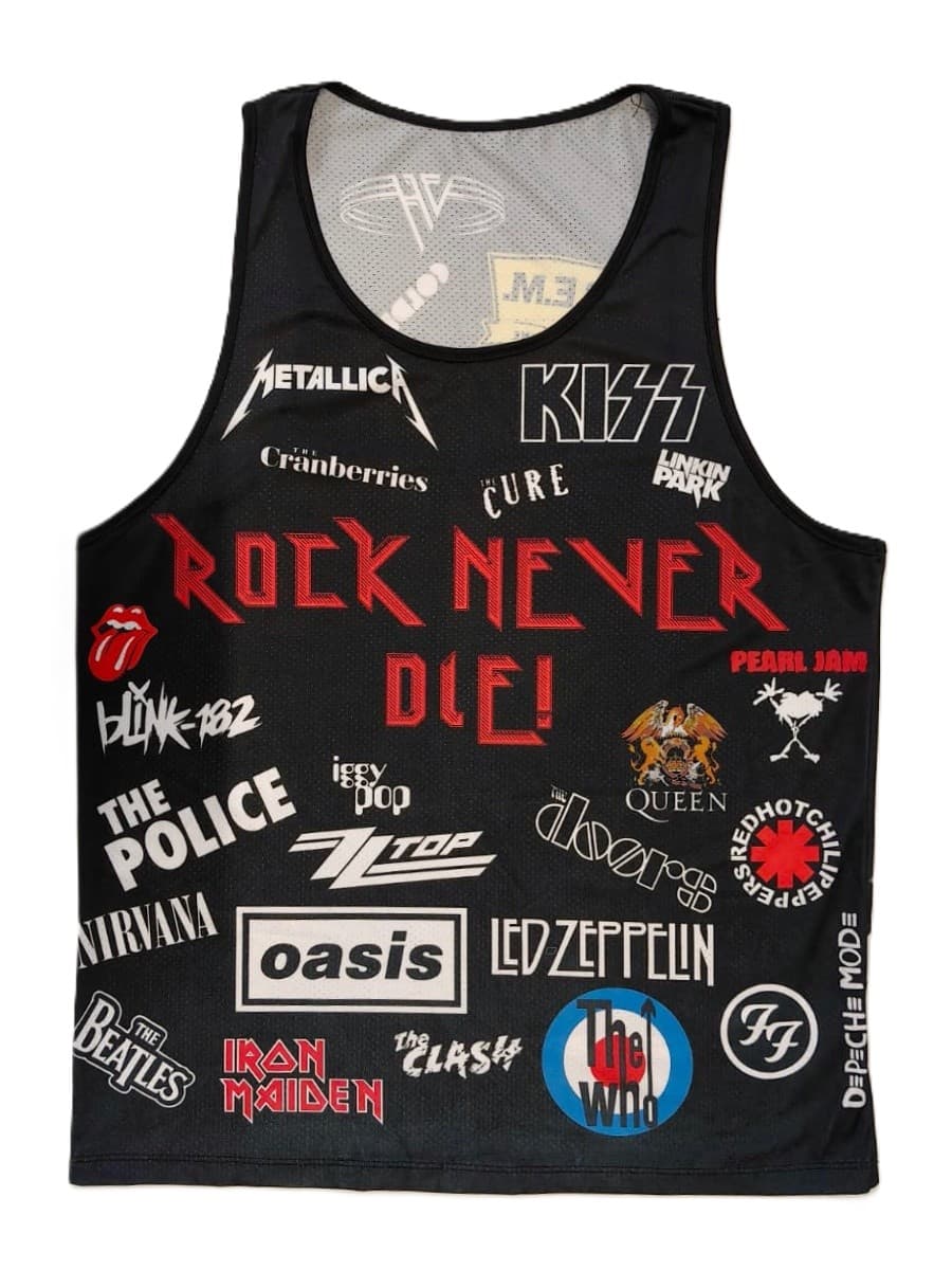 Canottiera tecnica BGF - ROCK NEVER DIE