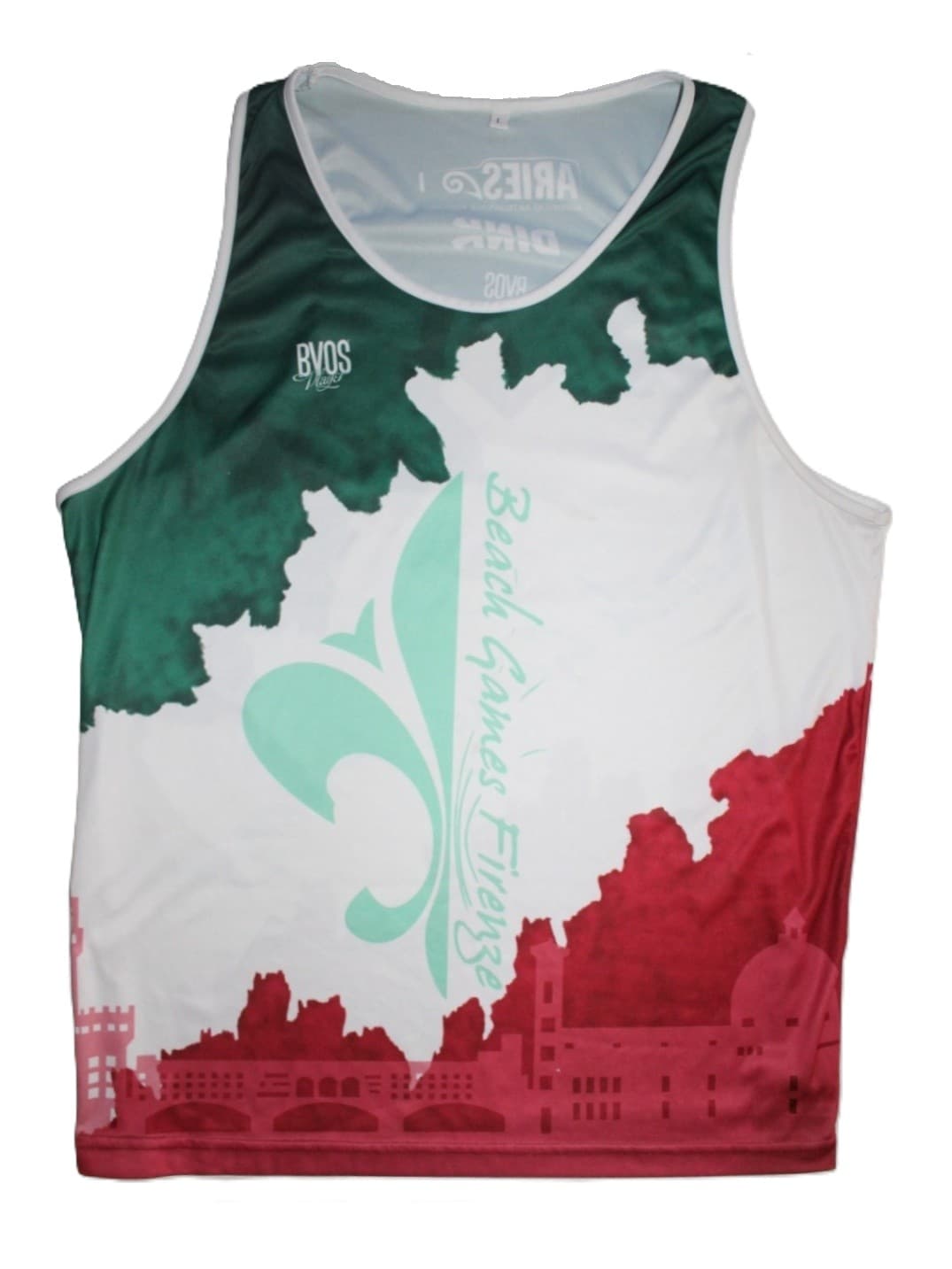 Canottiera tecnica BGF - TRICOLORE CON FIRENZE